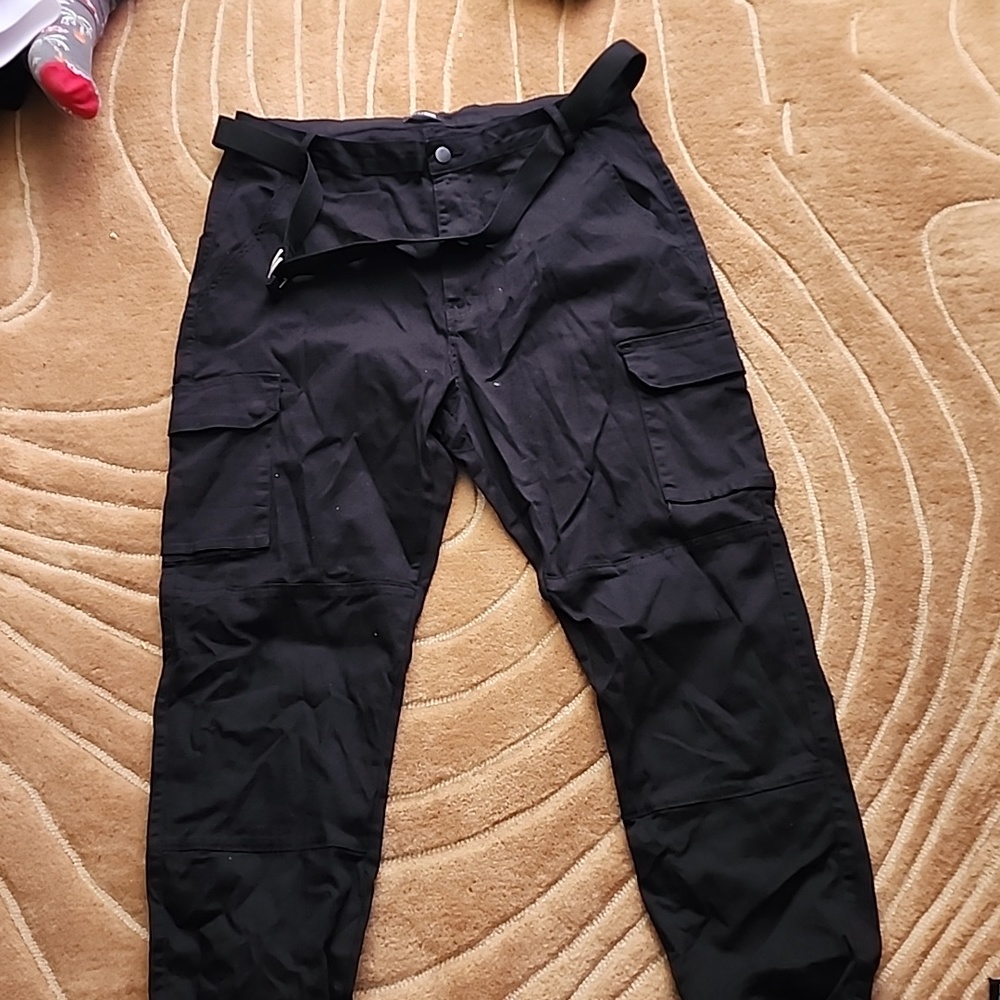 Black Cargo Pants